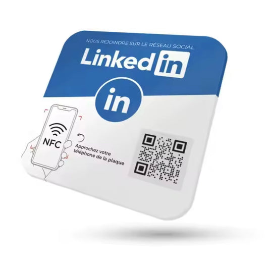 Developper votre réseau professionel grâce a Linkedin et aux plaques NFC !