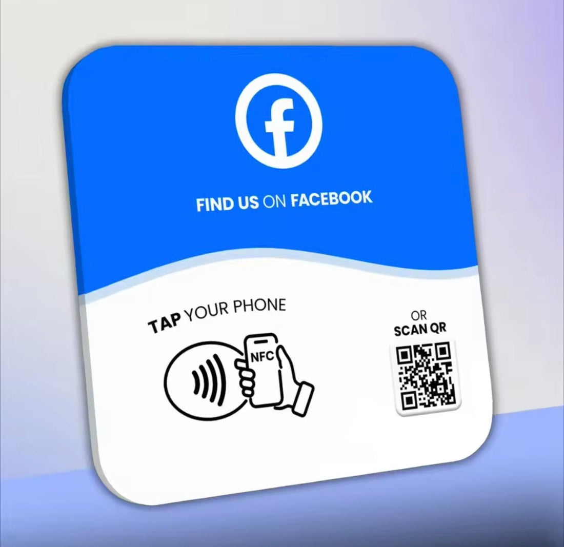 Attirez plus de clients grâce a Facebook et aux plaques NFC