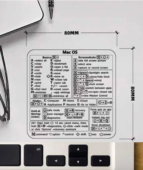 Raccourci Mac OS Sticker